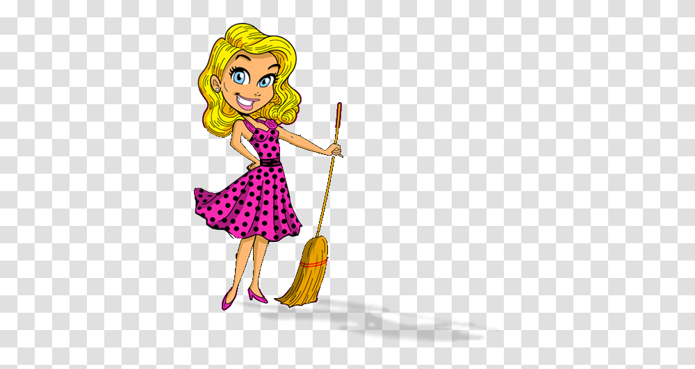 Residential And Commercial Cleaning Services, Person, Human, Broom, Girl Transparent Png