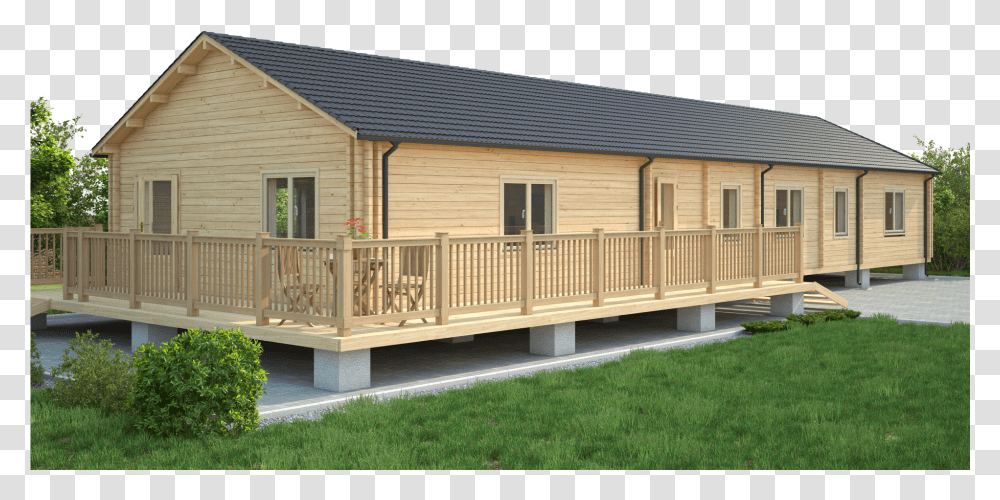 Residential Type Multi Room Log Cabins Residential Timber Cabins Uk, Housing, Building, House, Outdoors Transparent Png