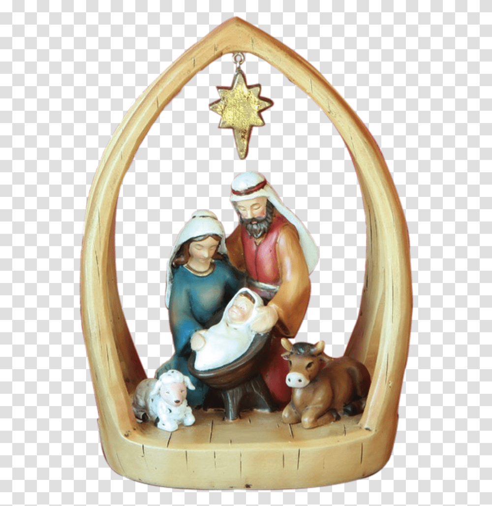 Resin Hanging Star Nativity Download Nativity Scene, Person, Human, Figurine, Leisure Activities Transparent Png