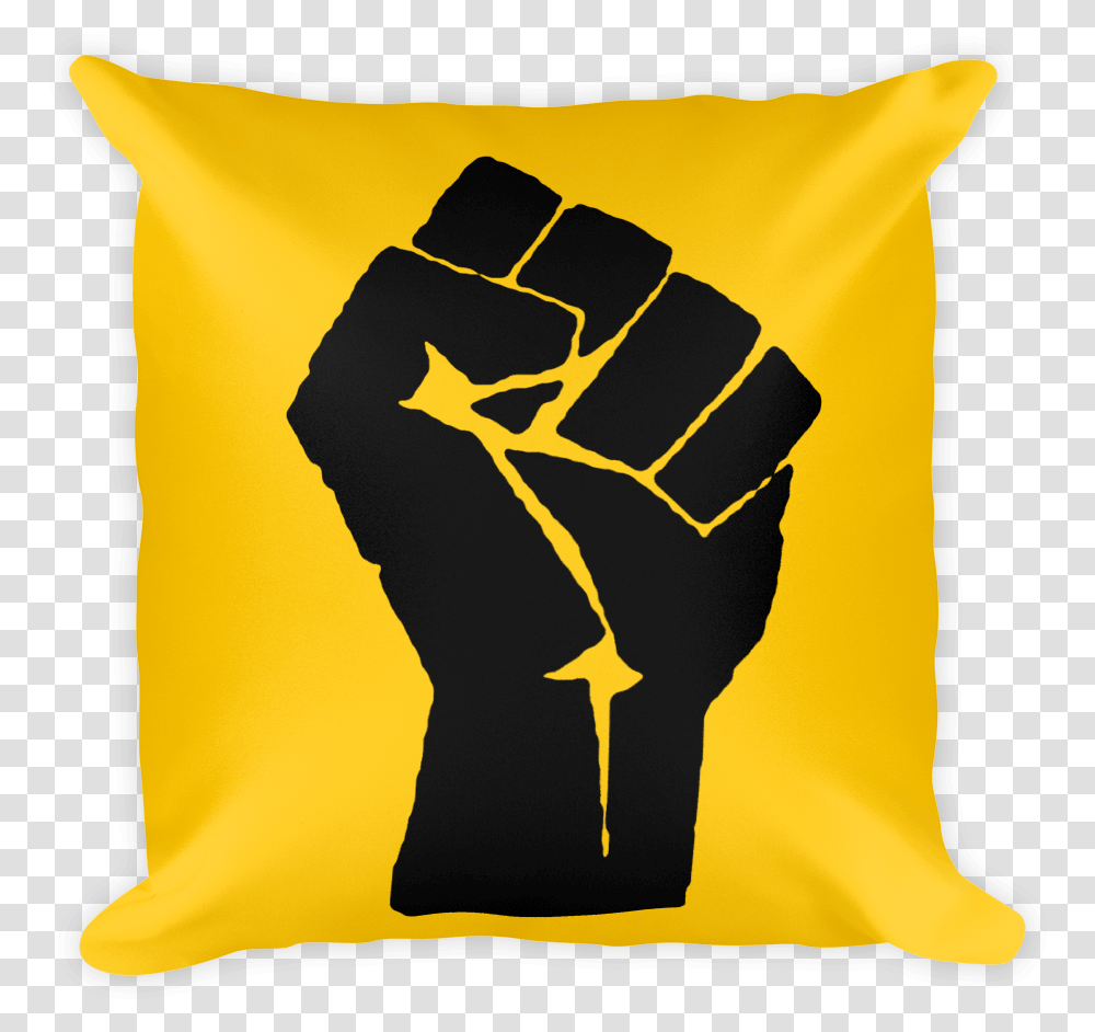 Resist Fist, Pillow, Cushion, Hand, Person Transparent Png