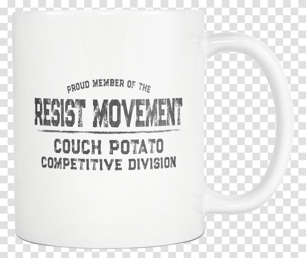 Resist Movement Couch Potato 11oz Mug Fun Facts About Germany Mug, Coffee Cup, Stein, Jug, Soil Transparent Png