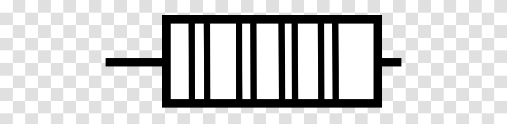 Resistor Straight Clip Art, Prison, Gate Transparent Png
