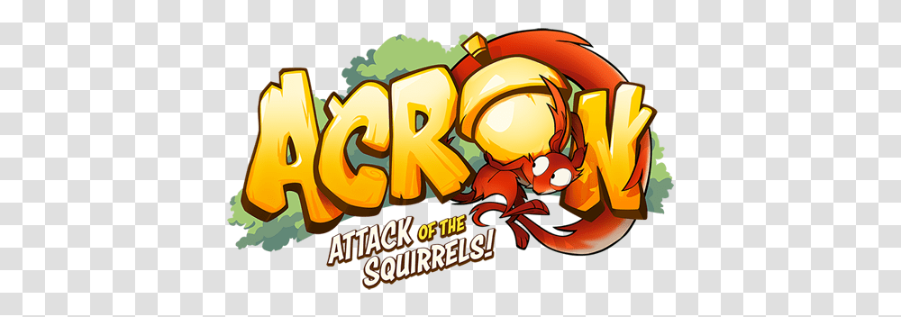 Resolution Games Acron Attack Of The Squirrels Logo, Crowd, Plant, Angry Birds, Produce Transparent Png