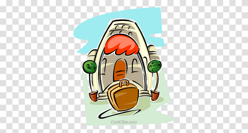Resort With Suitcase, Drawing, Doodle Transparent Png