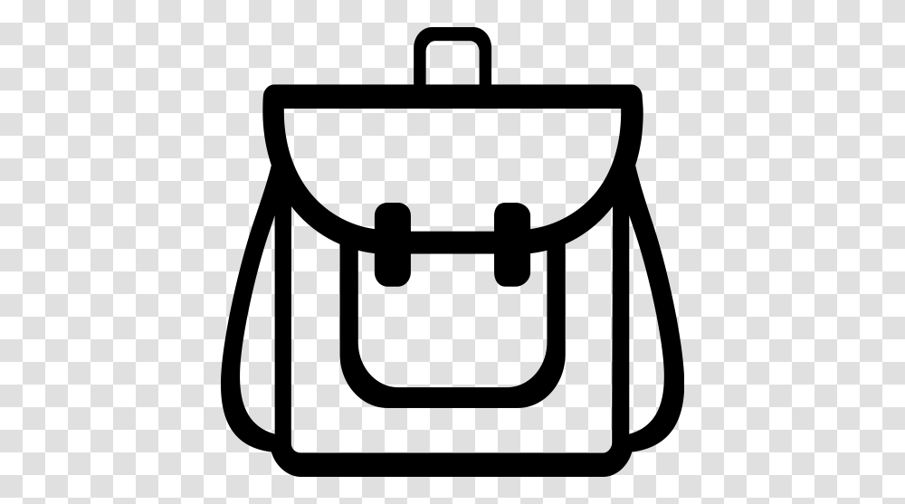 Resource Bag Backpack Icon With And Vector Format For Free, Gray, World Of Warcraft Transparent Png