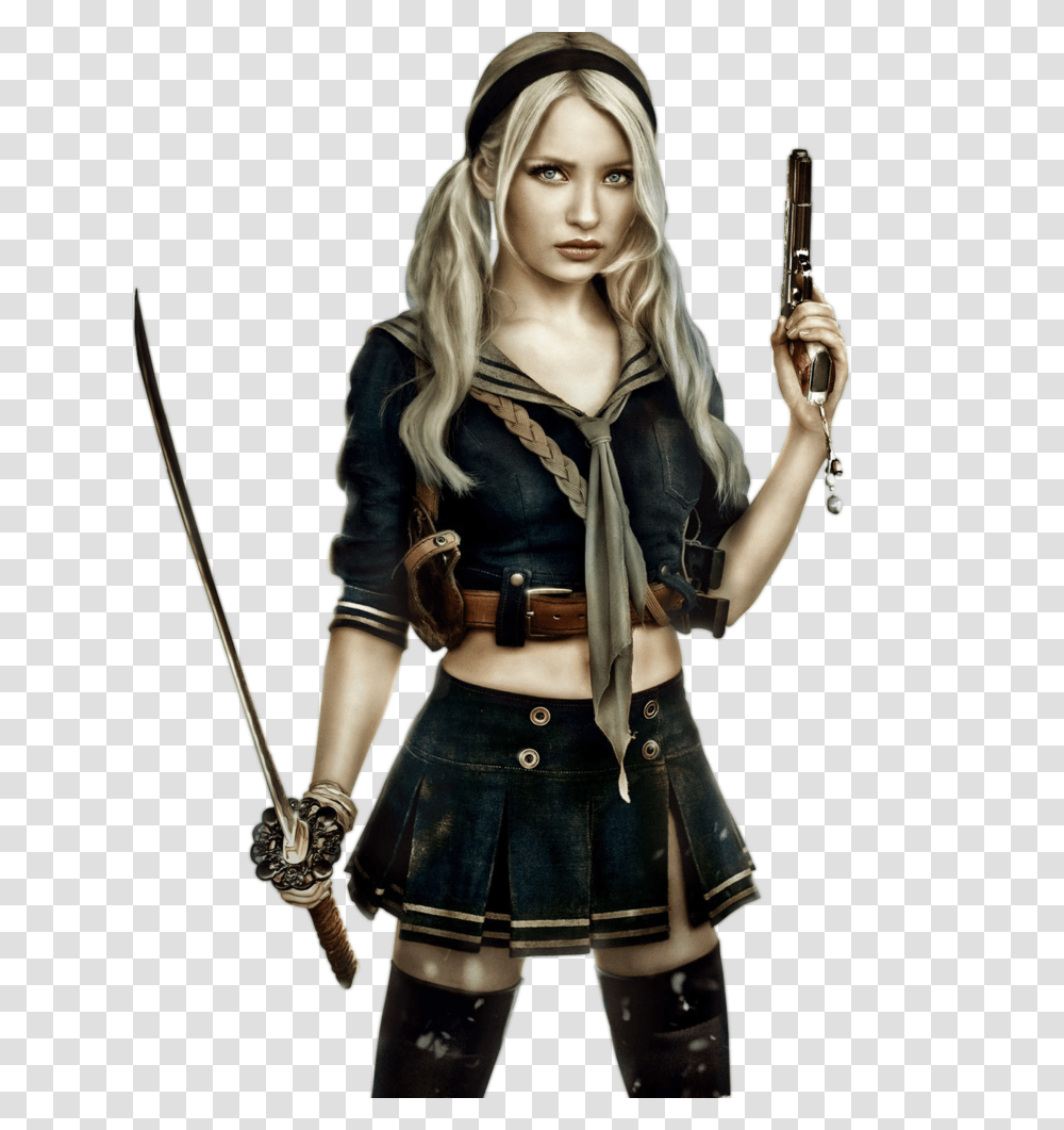 Resource Stock Model Emily Browning Sucker Punch, Costume, Person, Female Transparent Png