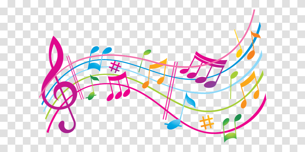Resource To Allow For Congregants And Colorful Music Note Clip Art, Graphics, Doodle, Drawing, Light Transparent Png