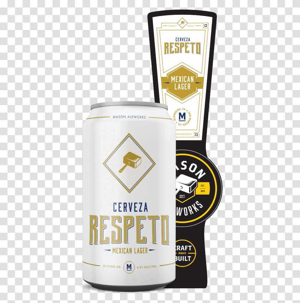 Resp Mason Ale Works Respeto, Tin, Can, Label Transparent Png
