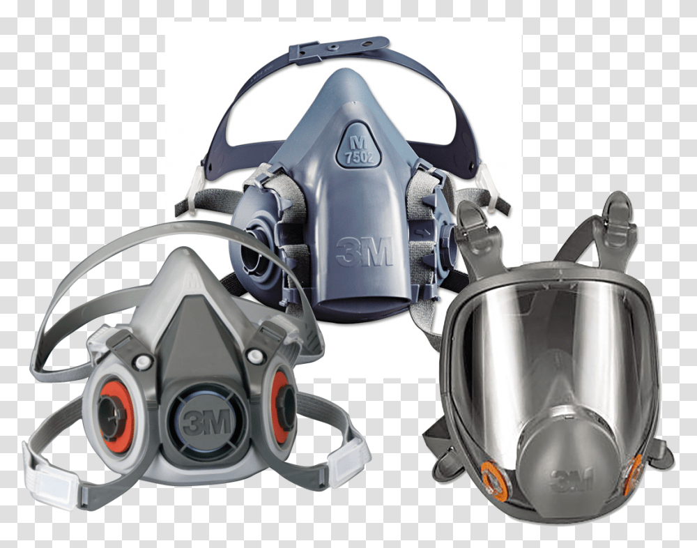 Respirator Full Face And Half Face, Appliance, Helmet, Apparel Transparent Png