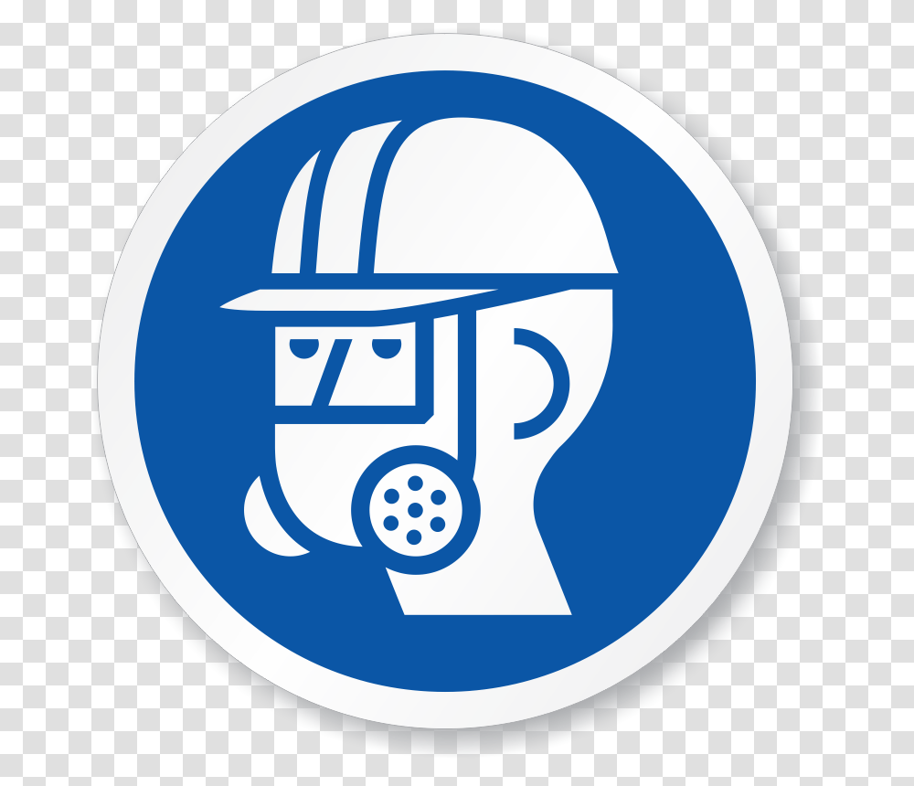 Respirator Required Signs Wear Your Respirator Signs, Logo, Trademark, Label Transparent Png