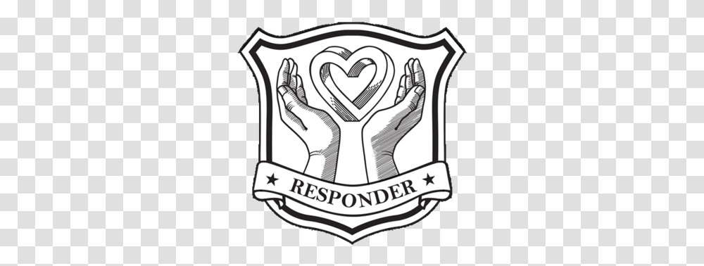 Responders Line Art, Hand, Logo, Symbol, Trademark Transparent Png