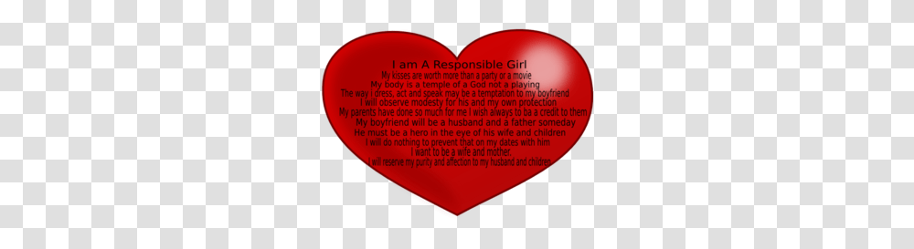 Responsible Girl Clip Art, Heart, Flyer, Poster, Paper Transparent Png