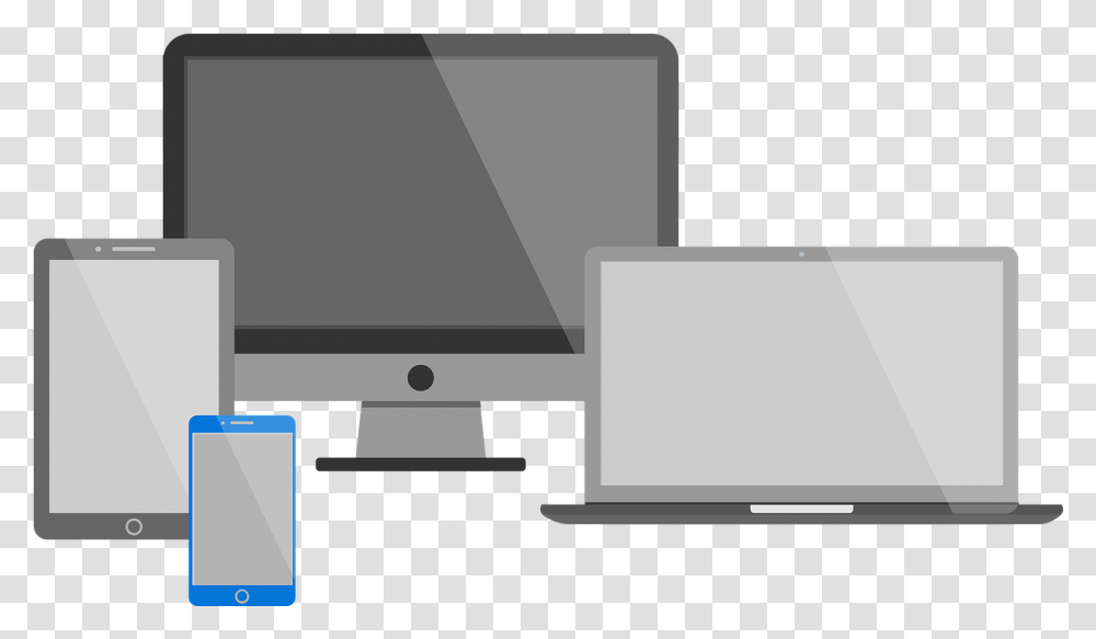 Responsive Mobile Cell Phone Computer, Pc, Electronics, Monitor, Screen Transparent Png