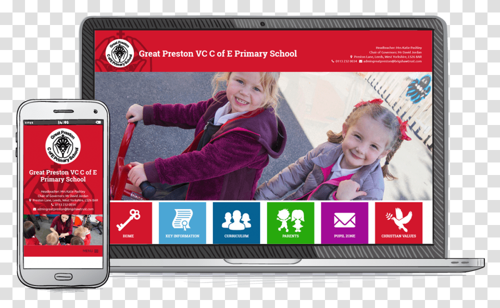 Responsive School Website Design Iphone, Person, Mobile Phone, Electronics Transparent Png