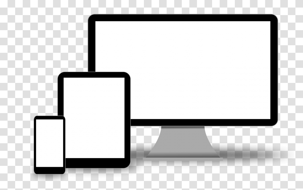 Responsive Web Design Demo Template, LCD Screen, Monitor, Electronics, Display Transparent Png