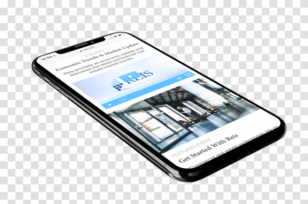 Responsive Web Design Mockup For Reis Wordpress Shown Iphone, Mobile Phone, Electronics, Cell Phone Transparent Png