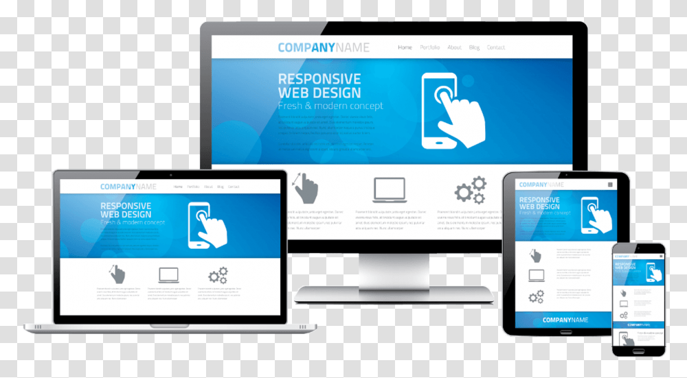 Responsive Website Design, Computer, Electronics, Tablet Computer, Mobile Phone Transparent Png