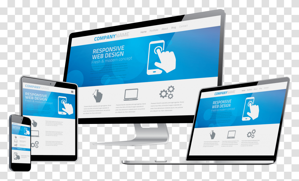 Responsive Website Design Web Design Responsive, Computer, Electronics, Tablet Computer Transparent Png
