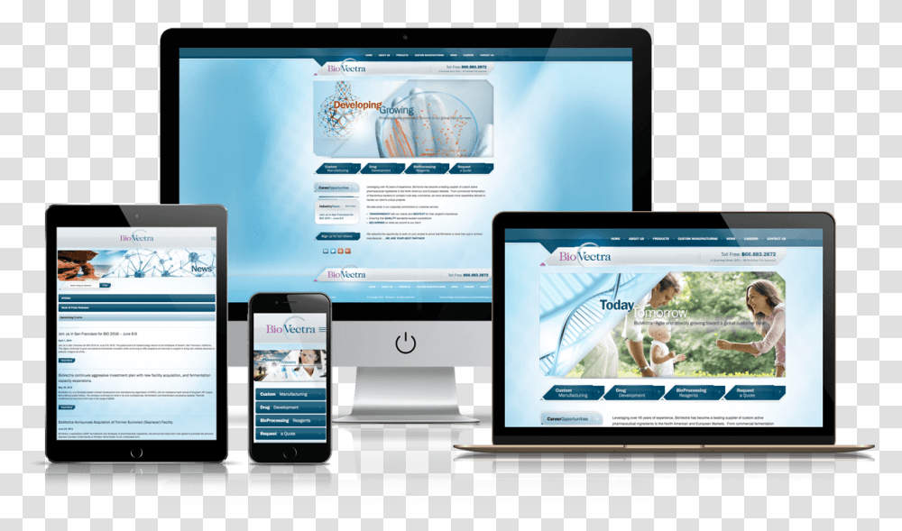 Responsive Wordpress Website Design, Mobile Phone, Electronics, Cell Phone, Computer Transparent Png