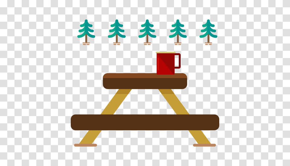 Rest Area Table Furniture And Household Picnic Table Nature, Hammer, Tool, Tree, Plant Transparent Png