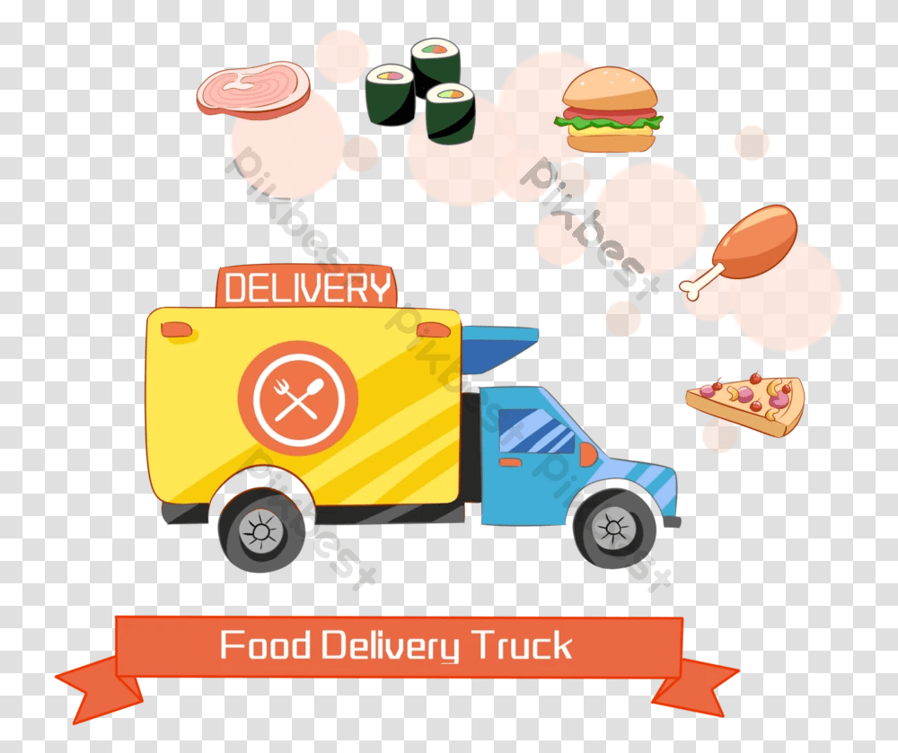 Restaurant Catering Delivery Car Meal Commercial Vehicle, Van, Transportation, Ambulance, Moving Van Transparent Png