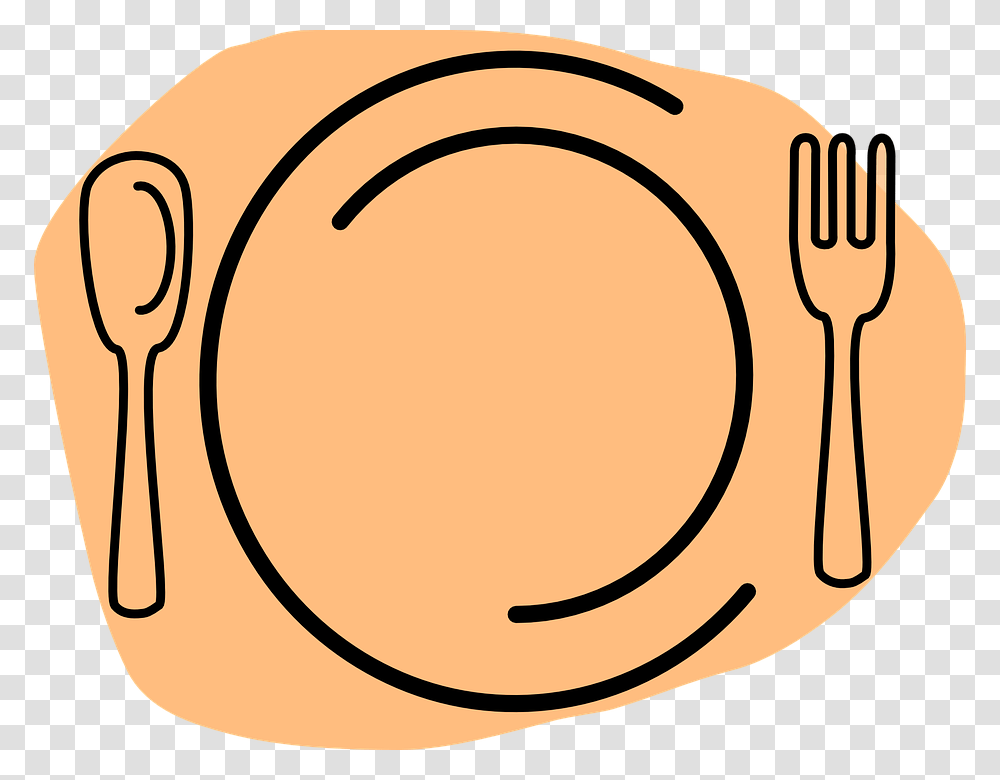 Restaurant Clip Art Dinner Clip Art, Cutlery, Oval, Fork, Cup Transparent Png