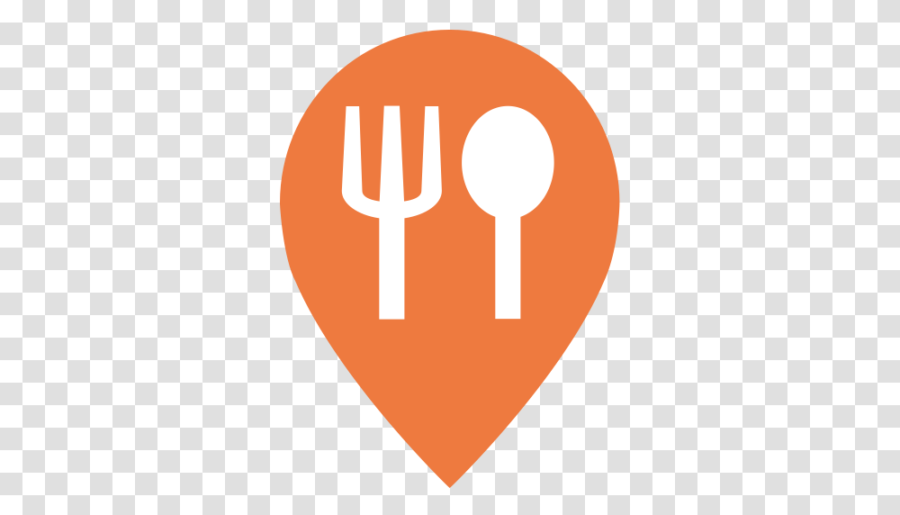 Restaurant Fill Multicolor Icon With And Vector Format, Cutlery, Hand, Plectrum Transparent Png