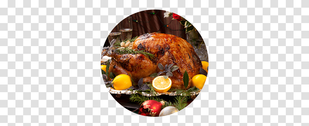Restaurant Golf Mccormick Ranch Club Christmas Cooked Turkey, Dinner, Food, Supper, Meal Transparent Png