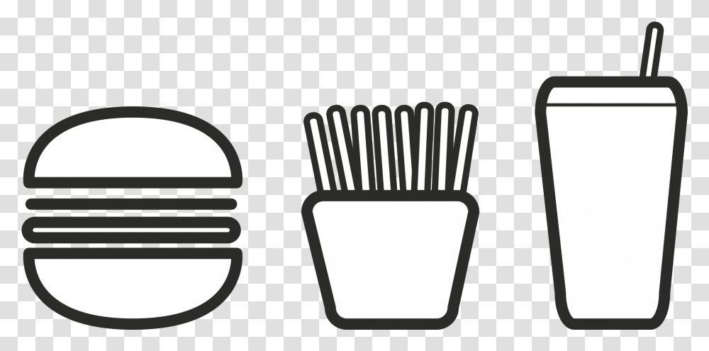Restaurant Icon Burgers Black And White, Mobile Phone, Electronics, Cell Phone Transparent Png