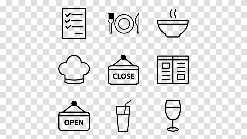 Restaurant Icons, Gray, World Of Warcraft Transparent Png