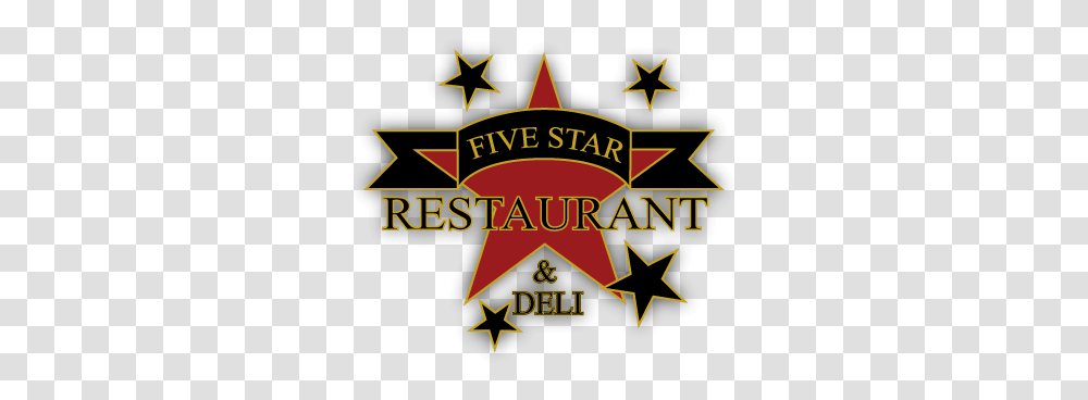 Restaurant Kemptville Five Star & Deli Home Five Star Restaurant Kemptville, Symbol, Text, Logo, Trademark Transparent Png