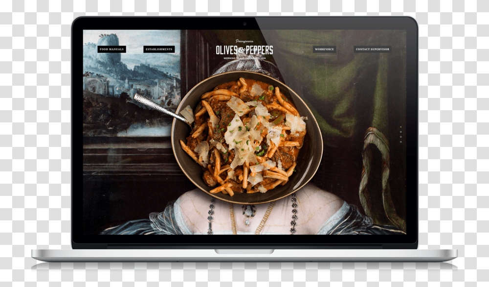 Restaurant Website Olives And Peppers Bootstrap Desgin Netbook, Meal, Food, Bowl, Dish Transparent Png