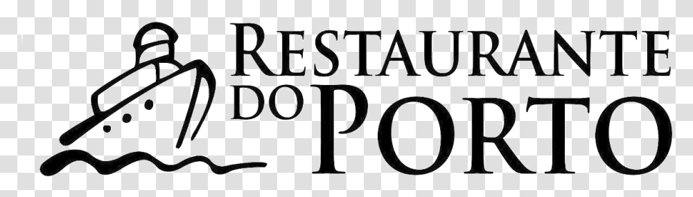 Restaurante Do Porto Black And White, Alphabet, Word, Label Transparent Png