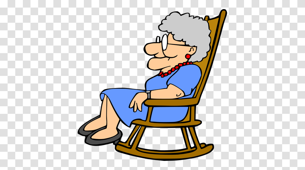 Resting Clipart Grandma, Furniture, Sitting, Chair, Kneeling Transparent Png
