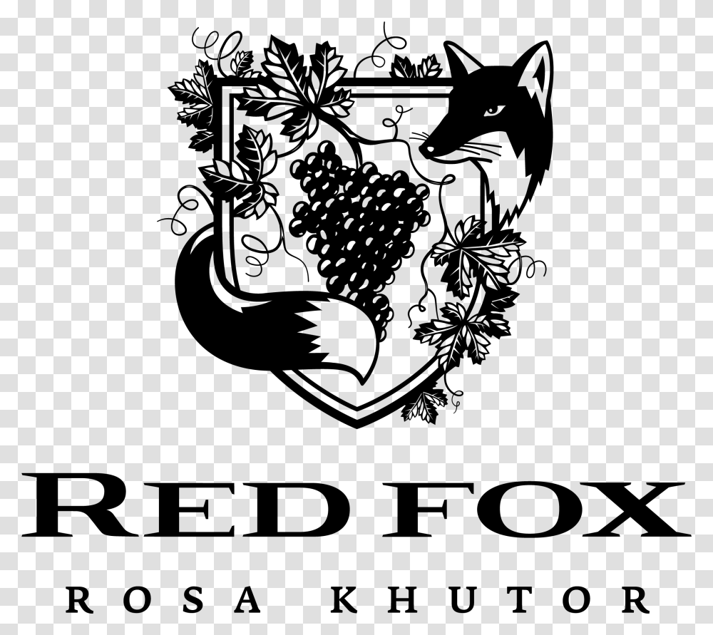 Restoran Red Fox Logo, Stencil, Label Transparent Png
