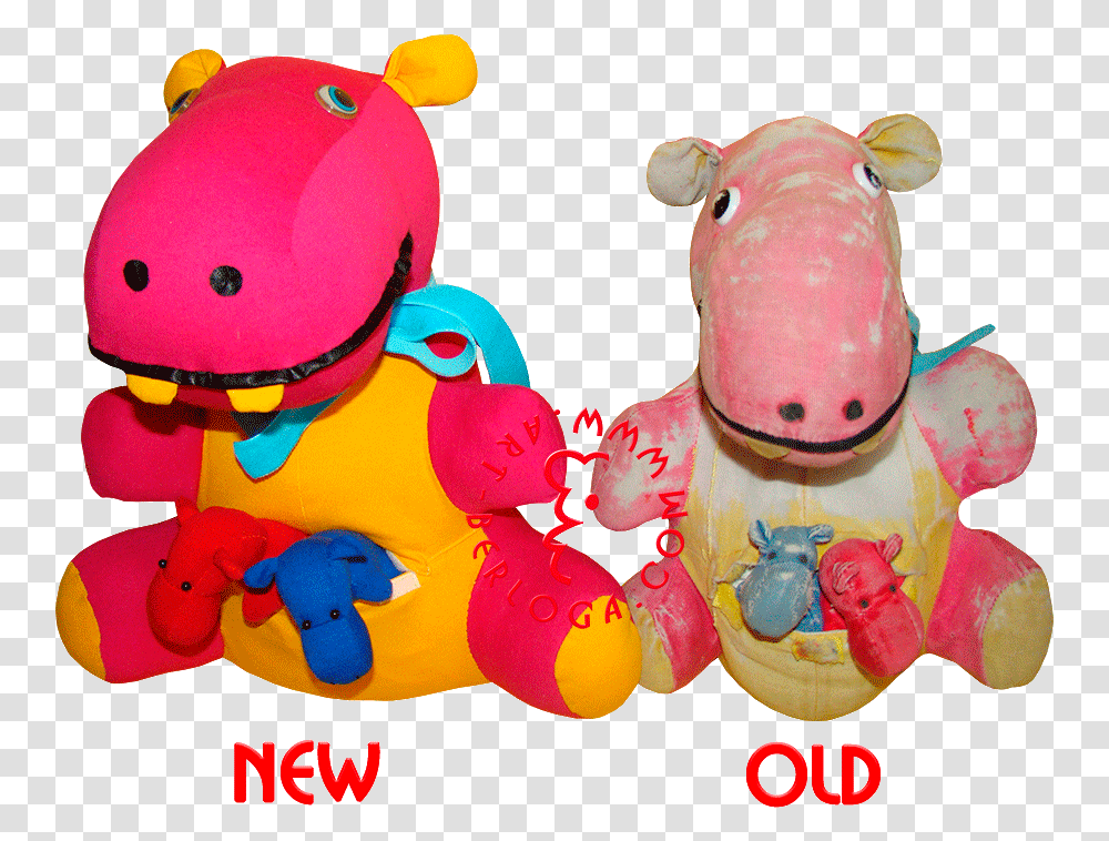 Restoration And Cloning Stuffed Hippo Baby Toys, Food, Figurine, Plush, Cushion Transparent Png