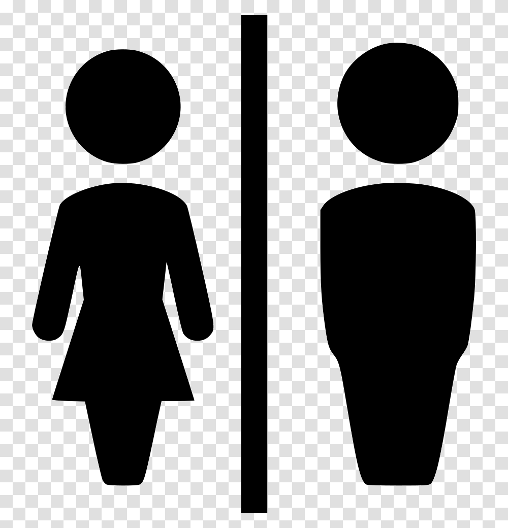 Restroom Icon, Person, Human, Silhouette Transparent Png