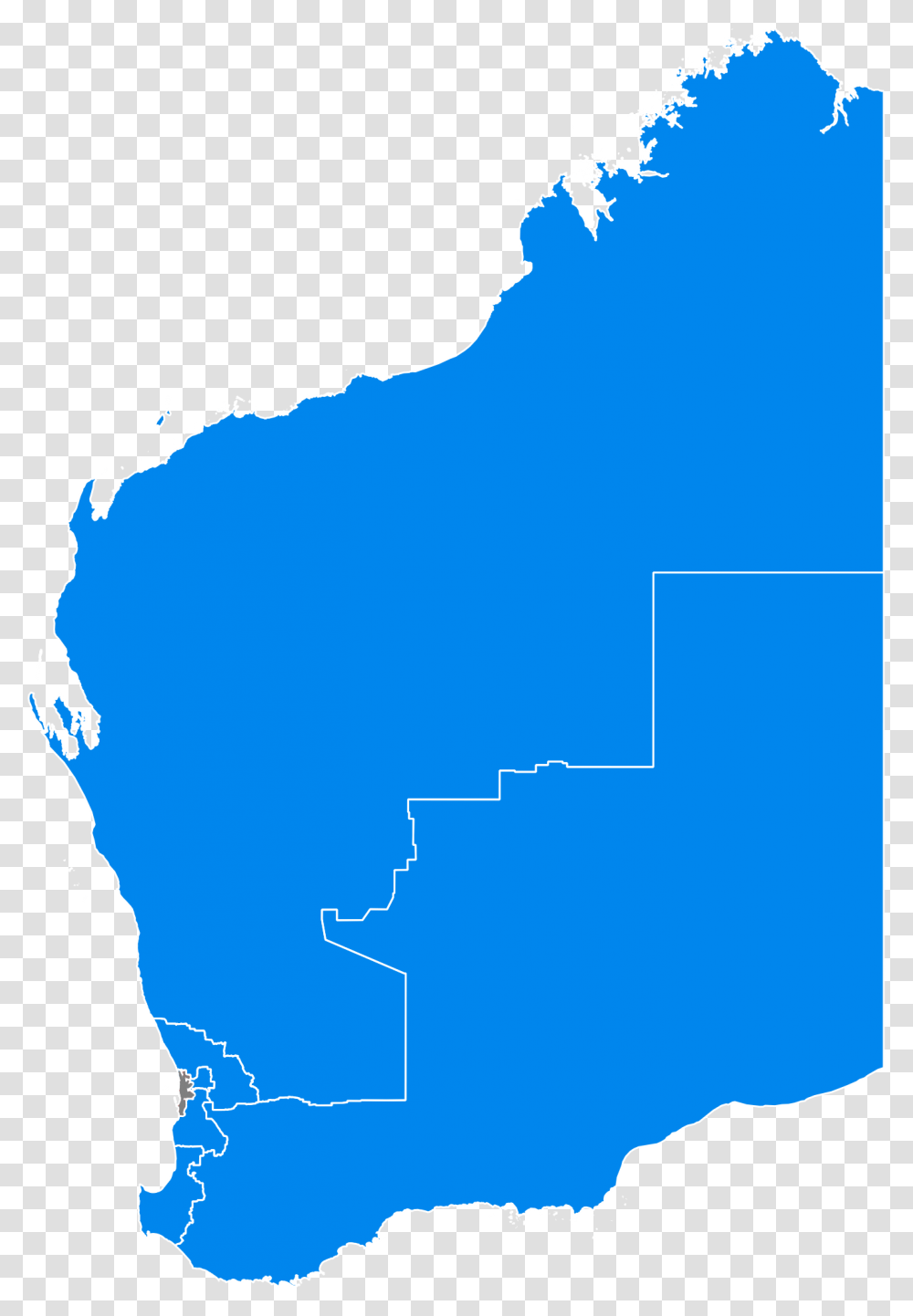 Results Of The Australian Federal Election In Western 9 Regions Of Western Australia, Nature, Outdoors, Plot, Map Transparent Png