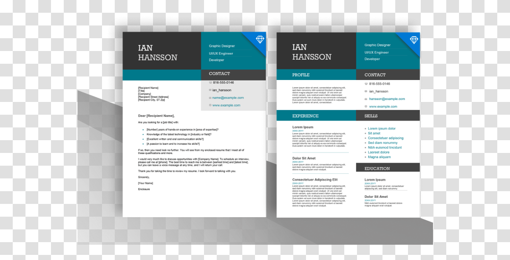 Resumes And Cover Letters Brochure, Page, Flyer, Poster Transparent Png