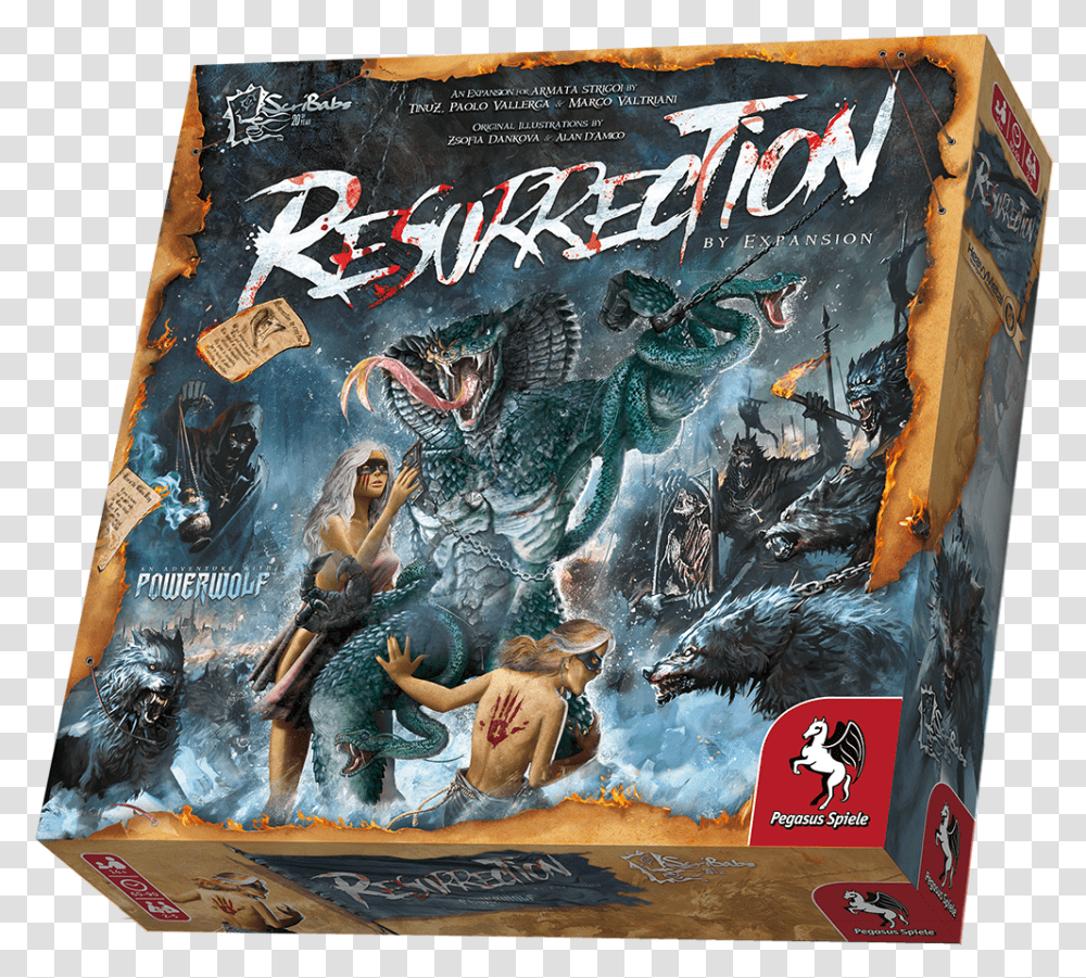 Resurrection Powerwolf Resurrection Armata Strigoi Expansion Board Game, Person, Painting, Art, Arcade Game Machine Transparent Png