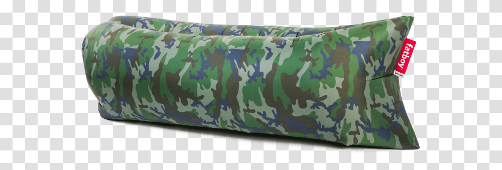 Retail Binder Lamzac Camo Fatboy Lamzac Camouflage, Military, Military Uniform, Pillow, Cushion Transparent Png