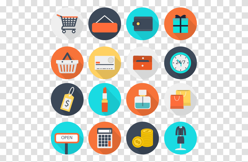 Retail Software Download E Commerce Vector Icons Free, Label, Number Transparent Png