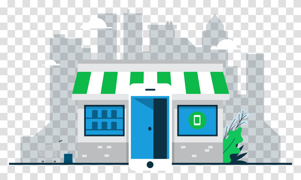 Retail Store Illustration, Neighborhood, Urban, Building, Minecraft Transparent Png
