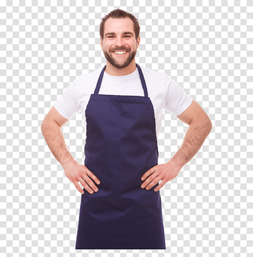 Retail Worker Download Personalised Chef Apron, Human, Sleeve, Apparel Transparent Png