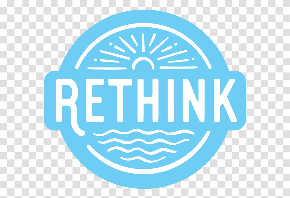 Rethink Water Premium Certified Organic Flavored Water With Zero, Label, Logo Transparent Png