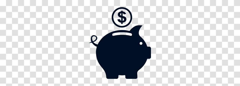 Retirement Winged Foot Financial, Silhouette, Piggy Bank, Stencil, Weapon Transparent Png
