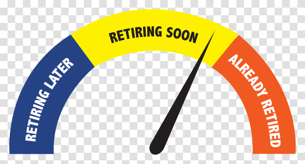 Retiring Soon Soon To Be Retired, Gauge, Tachometer Transparent Png