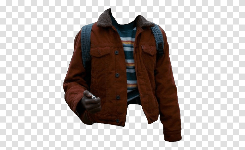 Reto Vintage Aesthetic 90s 80s 70s Queenband Strang Stranger Things Shearling Jacket, Clothing, Apparel, Vest, Coat Transparent Png
