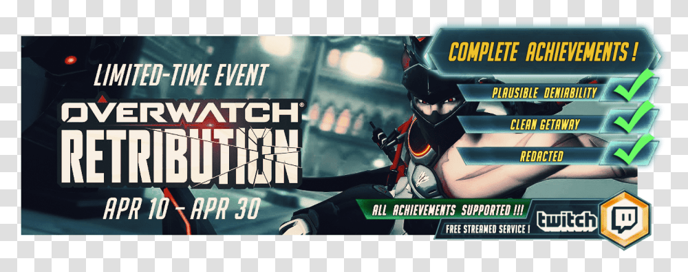 Retribution Event Boost Overwatch Does Overwatch Archives Start 2019, Person, Human, Ninja, Batman Transparent Png