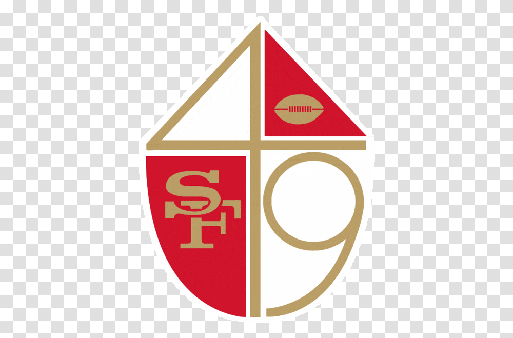 Retro 49ers Logo Logos And Uniforms Of The San Francisco 49ers, Label, Text, Symbol, Trademark Transparent Png